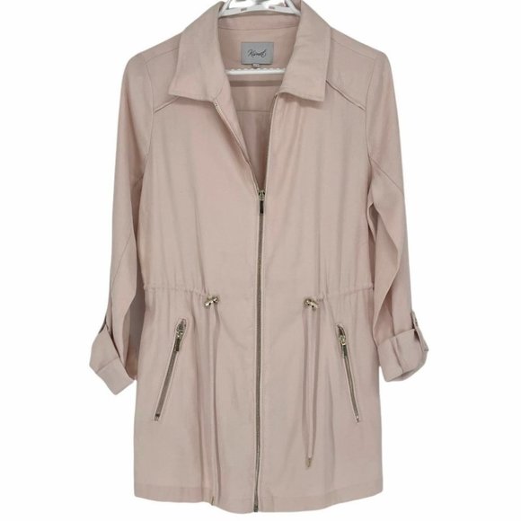 Kismet Jackets & Coats Kismet Pastel Pink Utility Rayon Soft Jacket